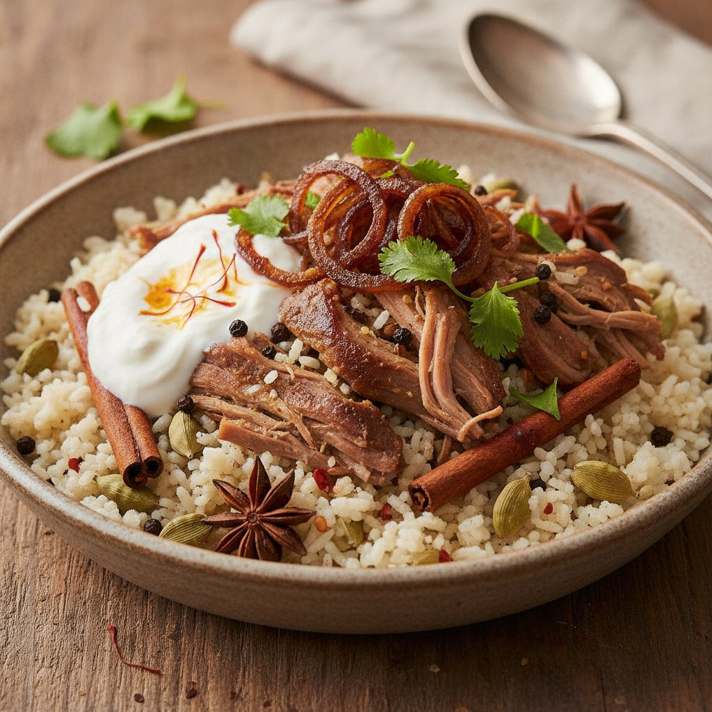 Lamb Layered Rice (Keto)
