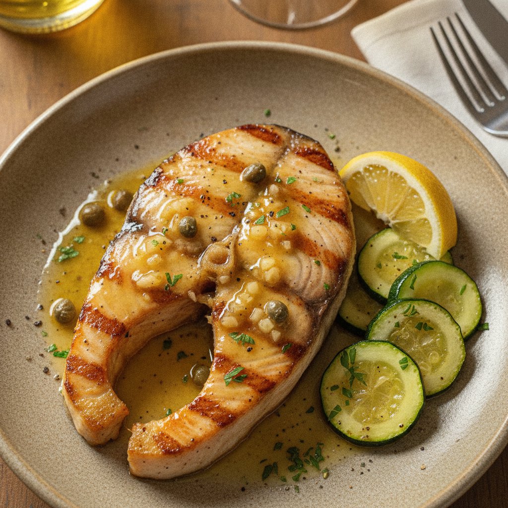 Grilled Swordfish Steak (Low-Chol)