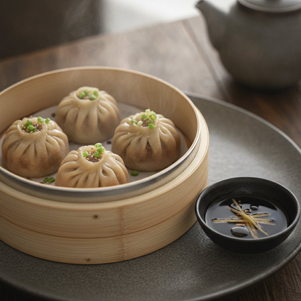 Soup Dumplings with Meat Broth