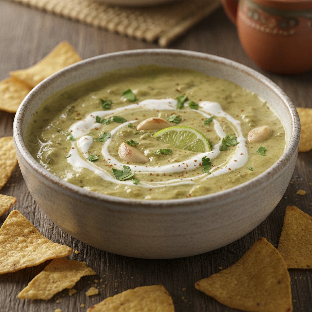 Roasted Poblano Cream Dip