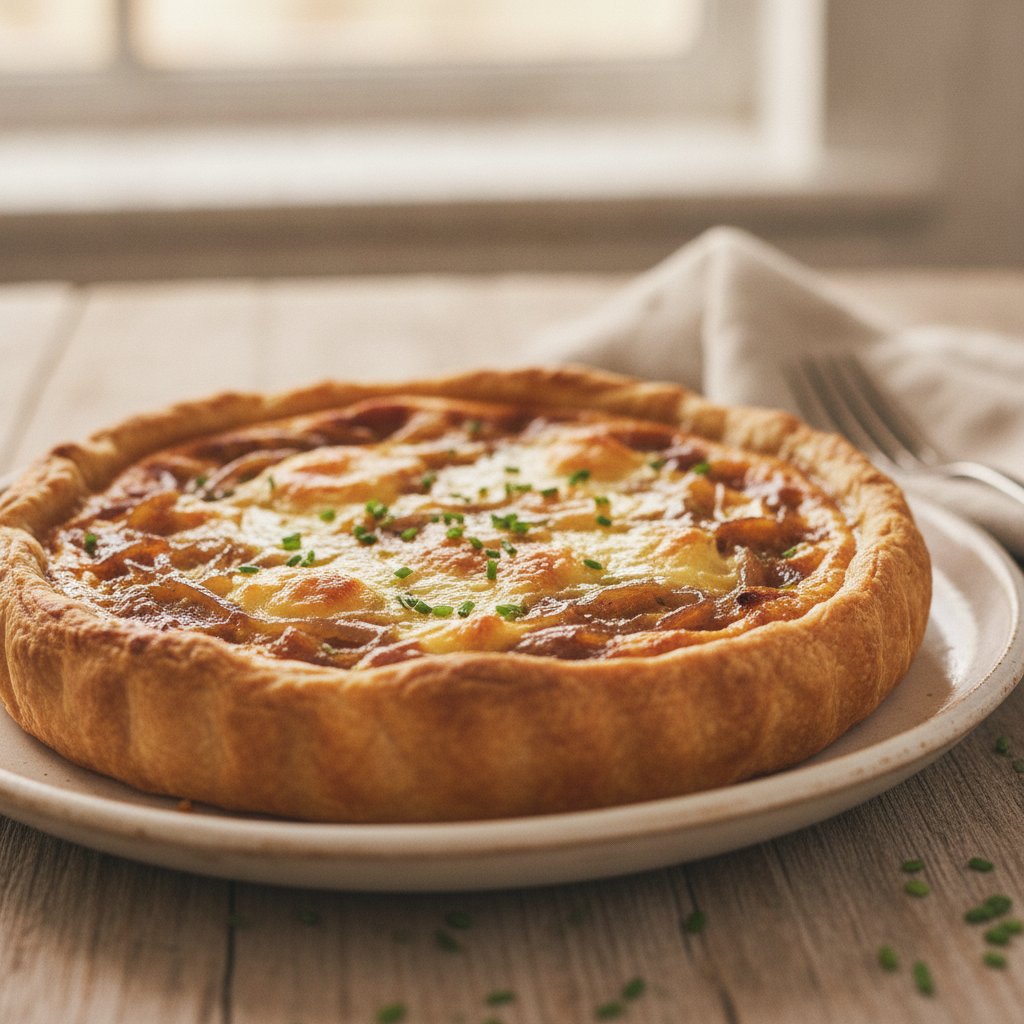 Caramelized Onion and Cheese Tart
