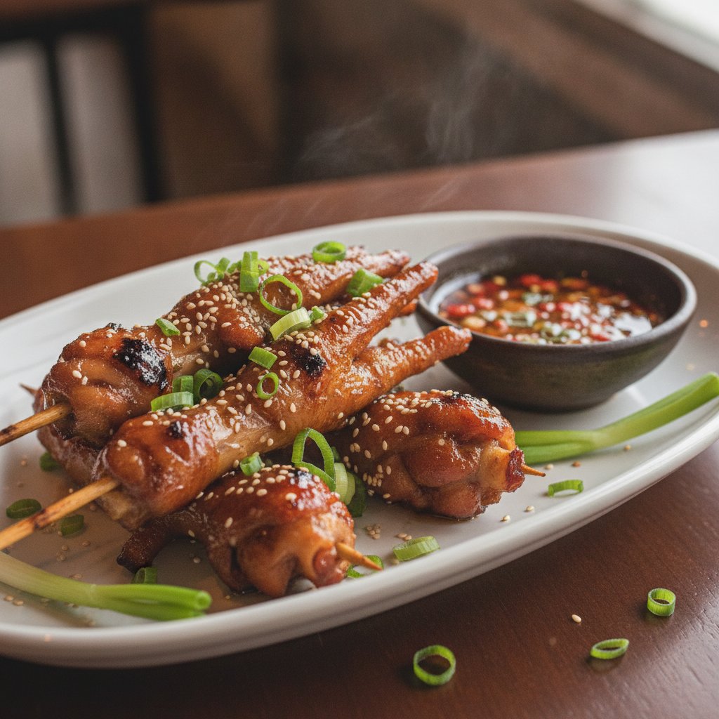 Grilled Chicken Feet