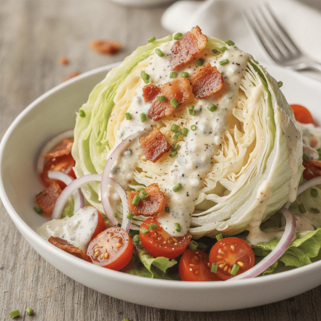 Classic Wedge Salad (Low-Calorie)