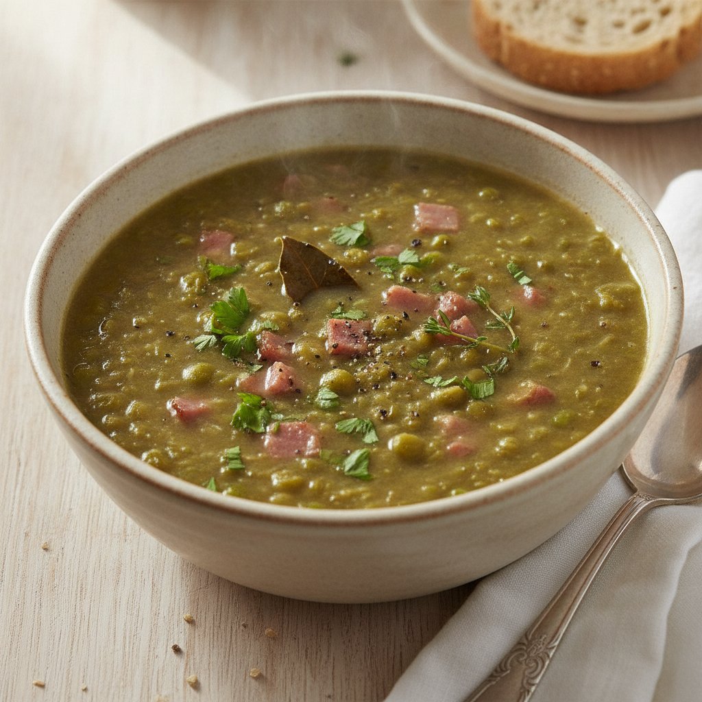 Split Pea Soup with Ham (Gluten-Free)