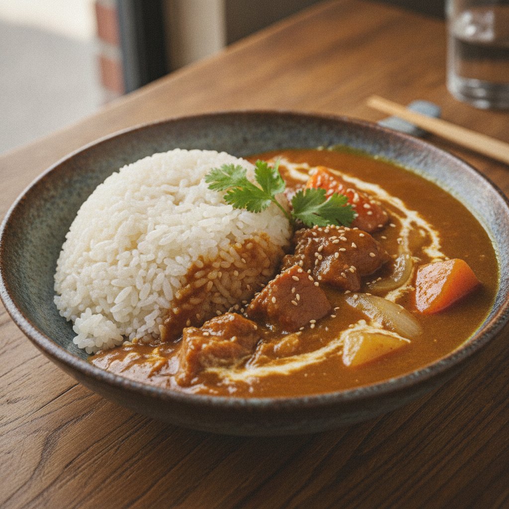 Curry Rice with Pork (High-Protein)