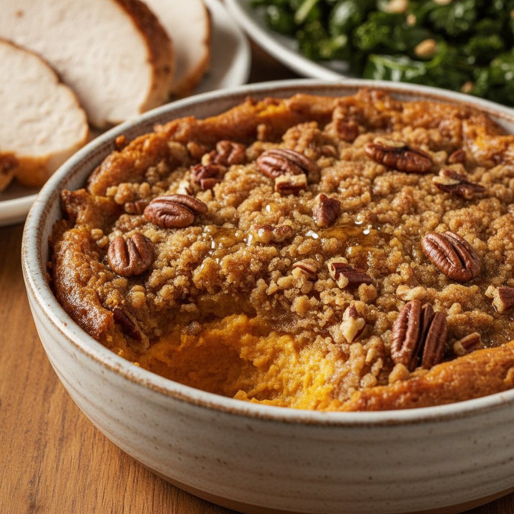 Sweet Potato Casserole (Low-Chol)