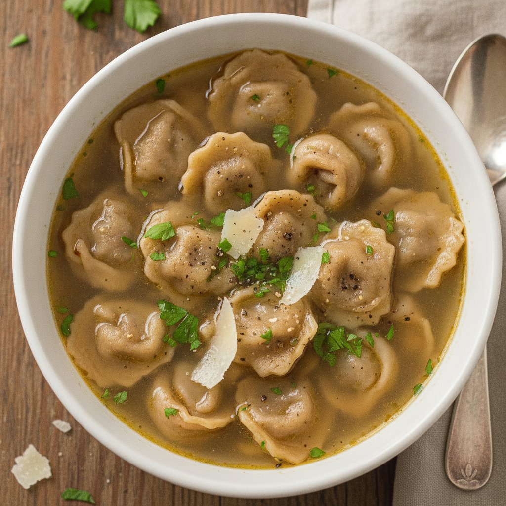 Little Stuffed Pasta in Broth (Gluten-Free)