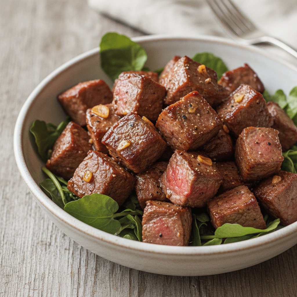 Shaking Beef Cubes (Keto)