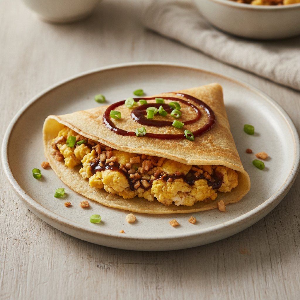 Sweet Bean Pancake Wrap (No-Chop)