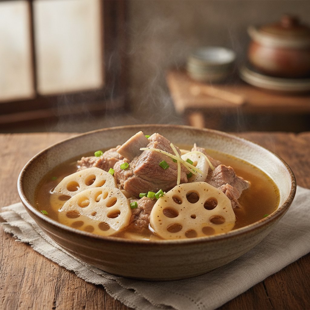 Pork Rib and Lotus Root Soup
