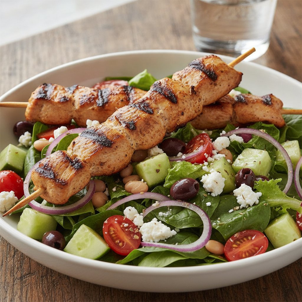 Grilled Chicken Skewer Salad (GLP-1)