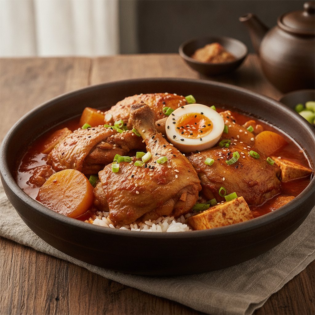 Spicy Braised Chicken Stew (High-Protein)