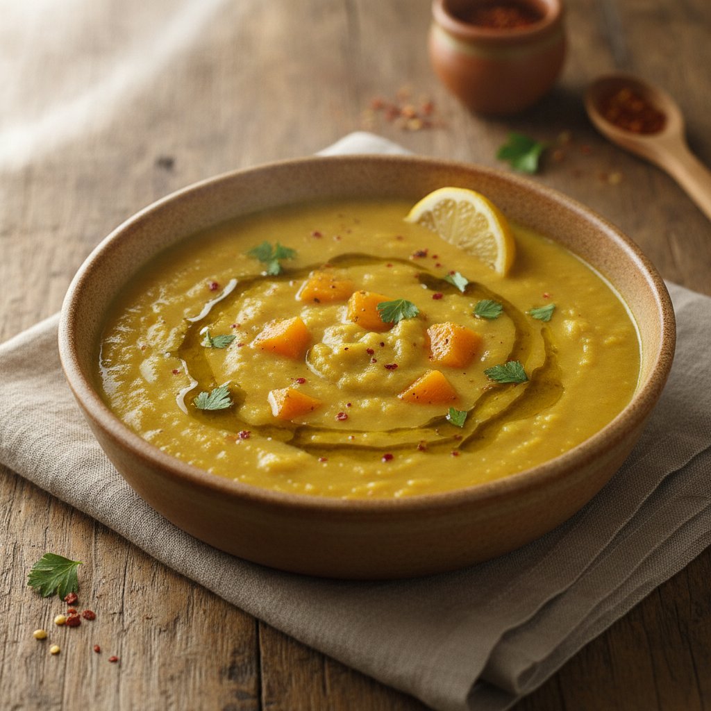 Yellow Split Pea and Pumpkin Soup