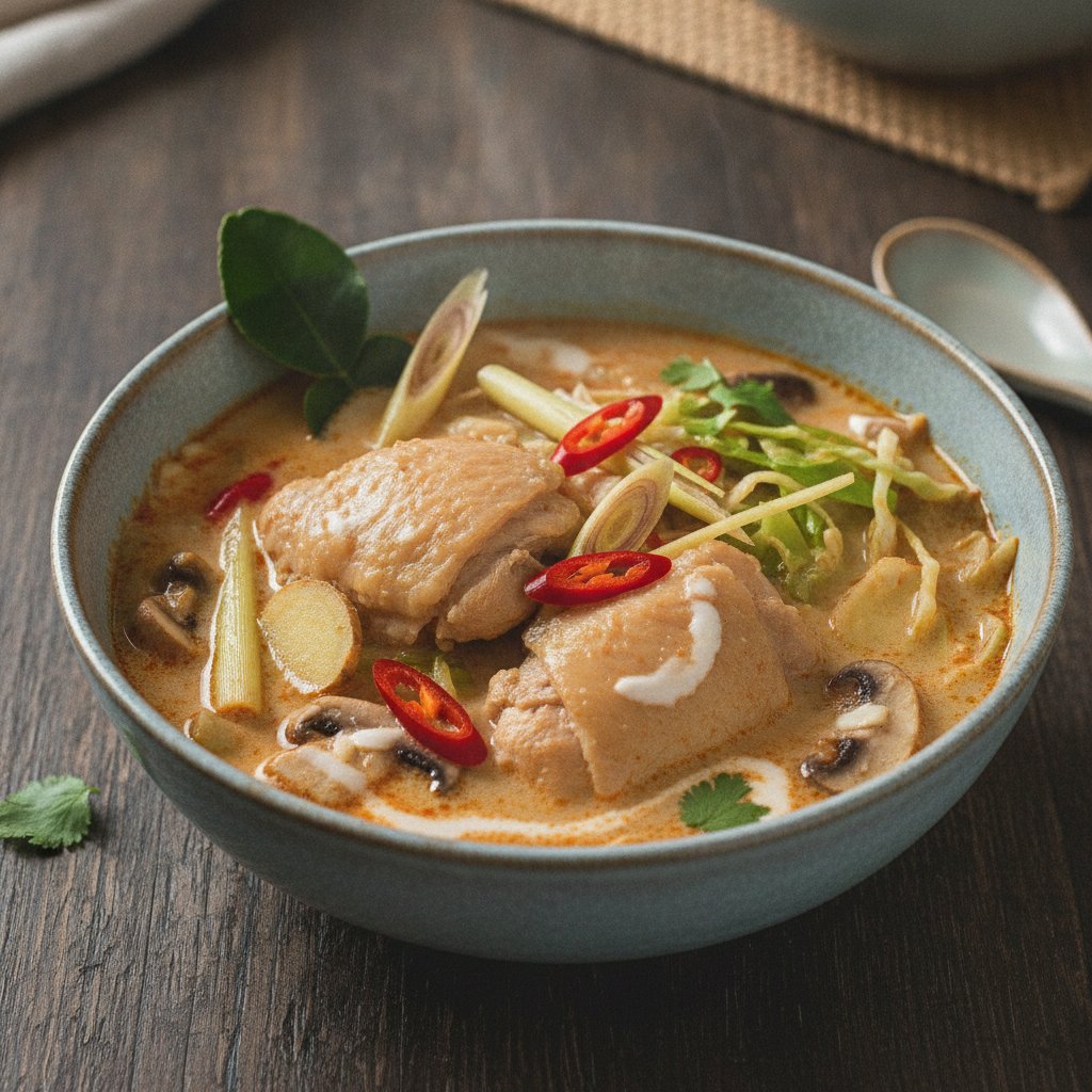 Spicy Sour Shrimp Soup (Keto)