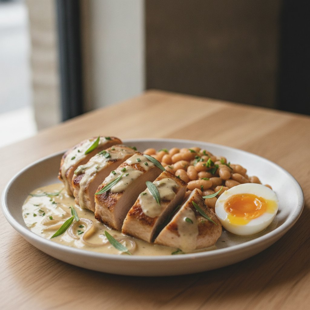 Grilled Chicken with Tarragon (High-Protein)