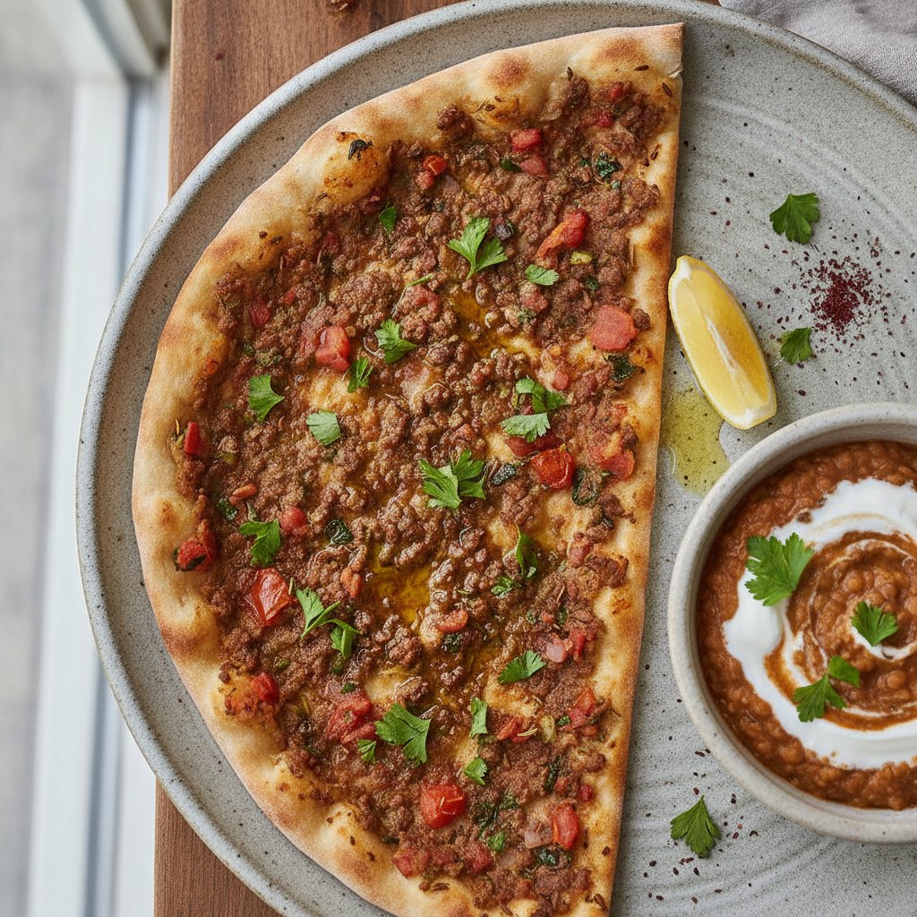 Turkish Meat Flatbread (High-Protein)