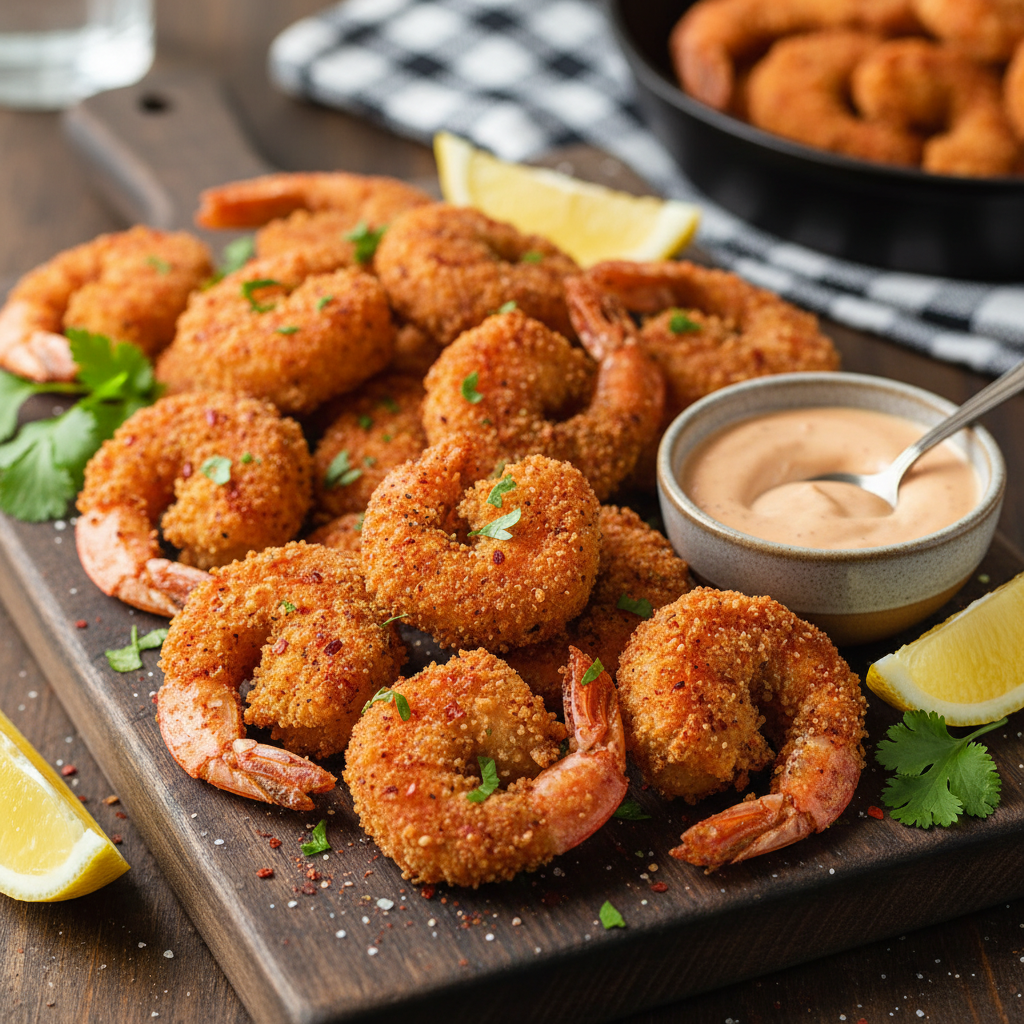 Air Fryer Cajun Shrimp Bites