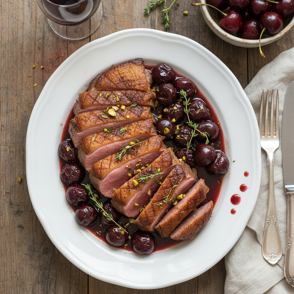 Magret de Canard aux Cerises
