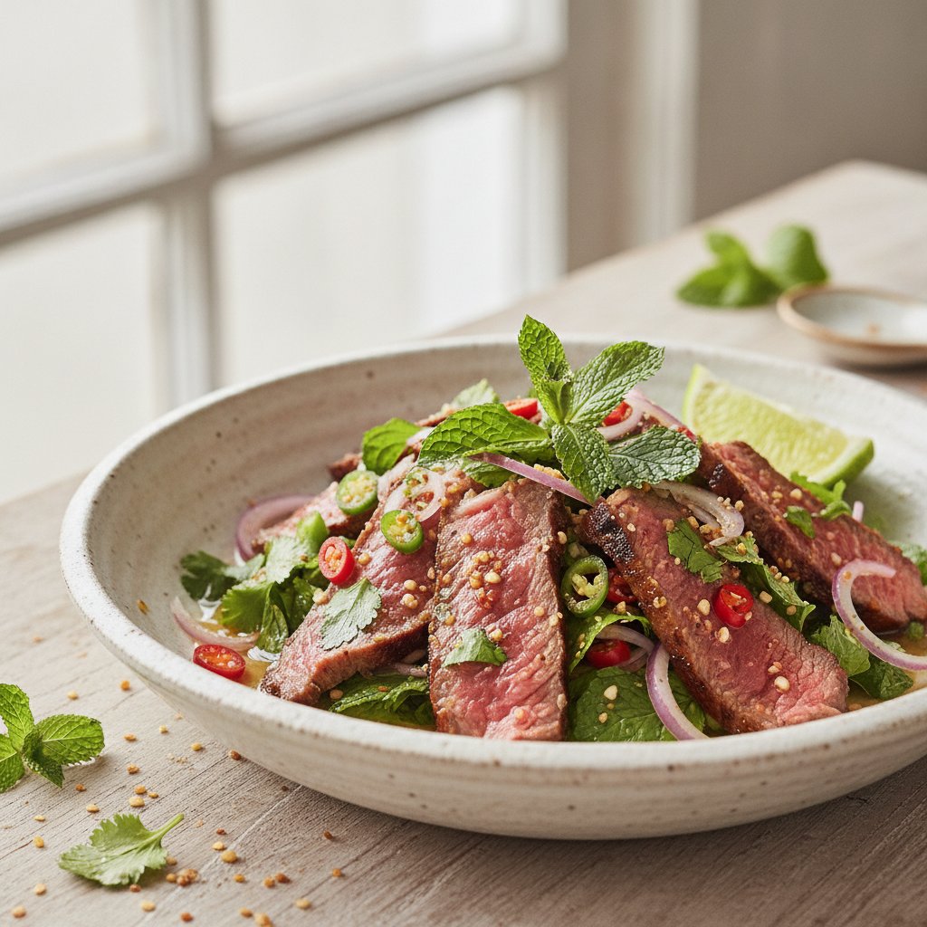 Spicy Lamb Salad