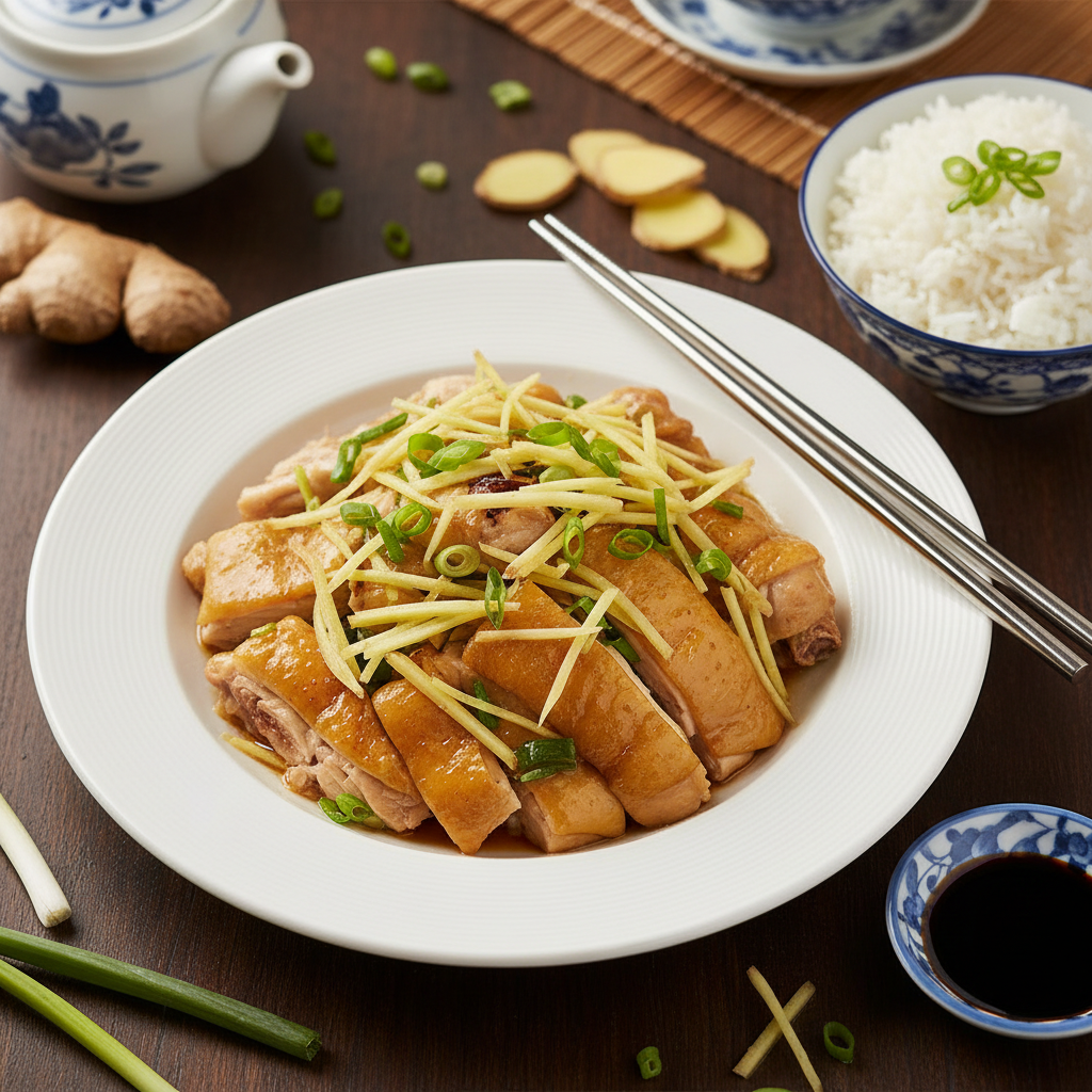 Cantonese Ginger and Scallion Chicken