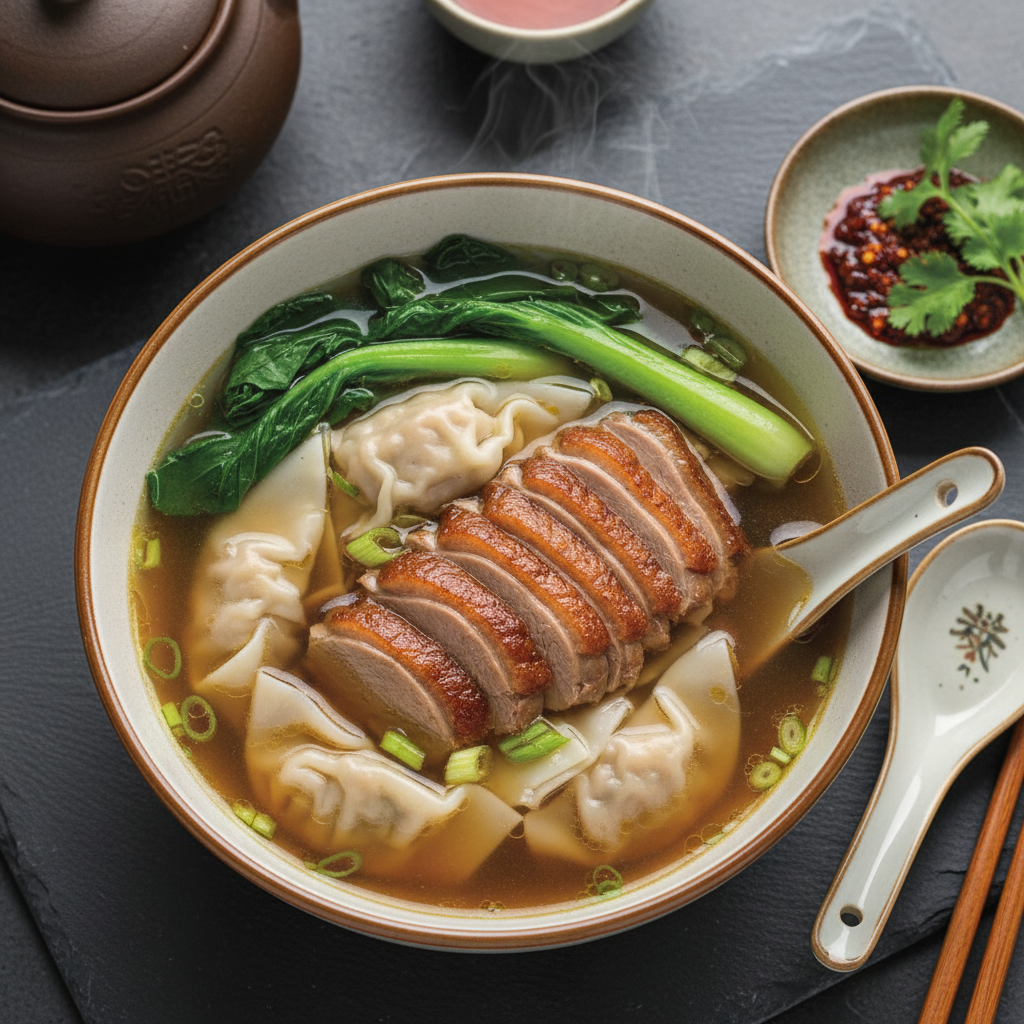 Cantonese Duck Wonton Soup