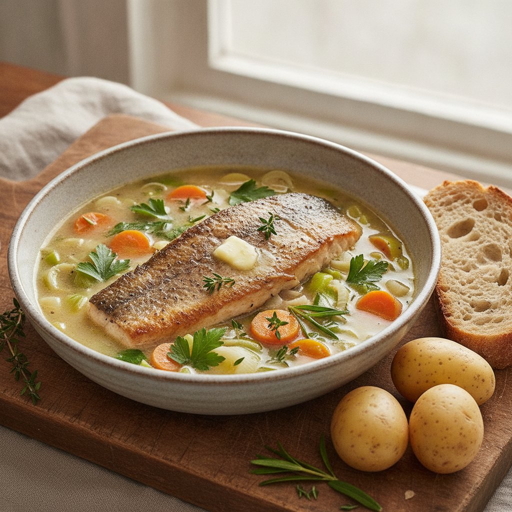 Trout and Herb Stew