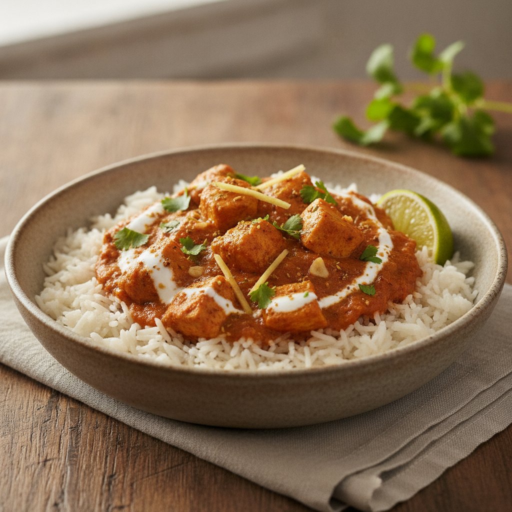 Chicken Curry Rice Bowl (Low-Calorie)