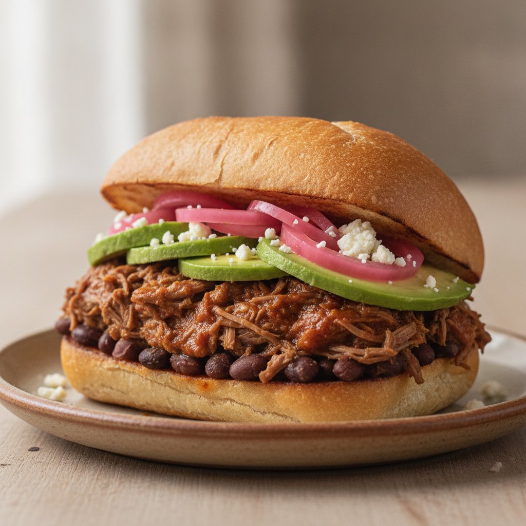 Shredded Beef Sandwich (High-Protein)