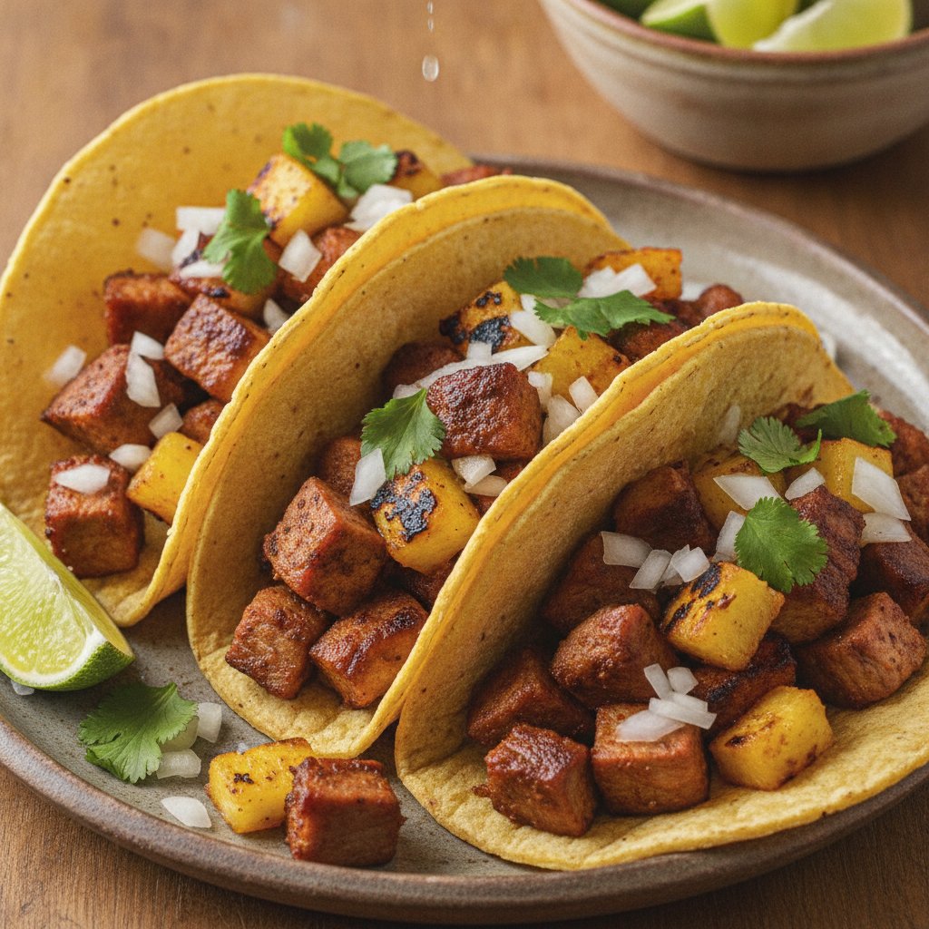 Marinated Pork Pineapple Tacos