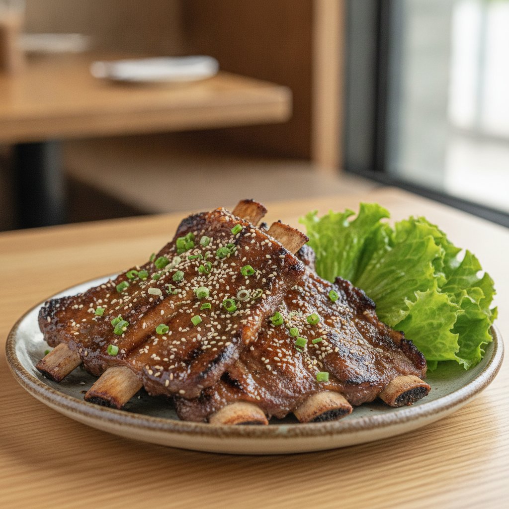 Grilled Marinated Beef Ribs (Low-Calorie)