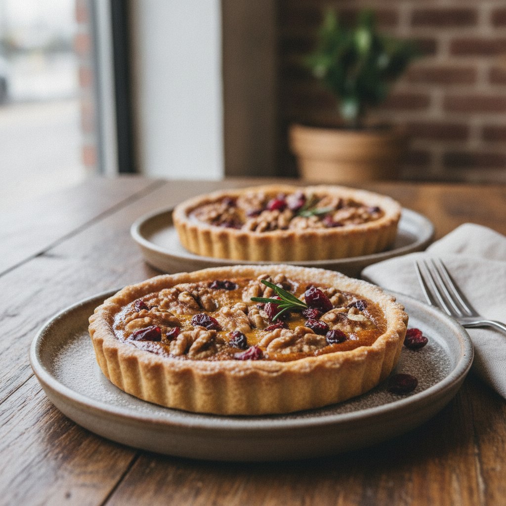 Cranberry Walnut Tart