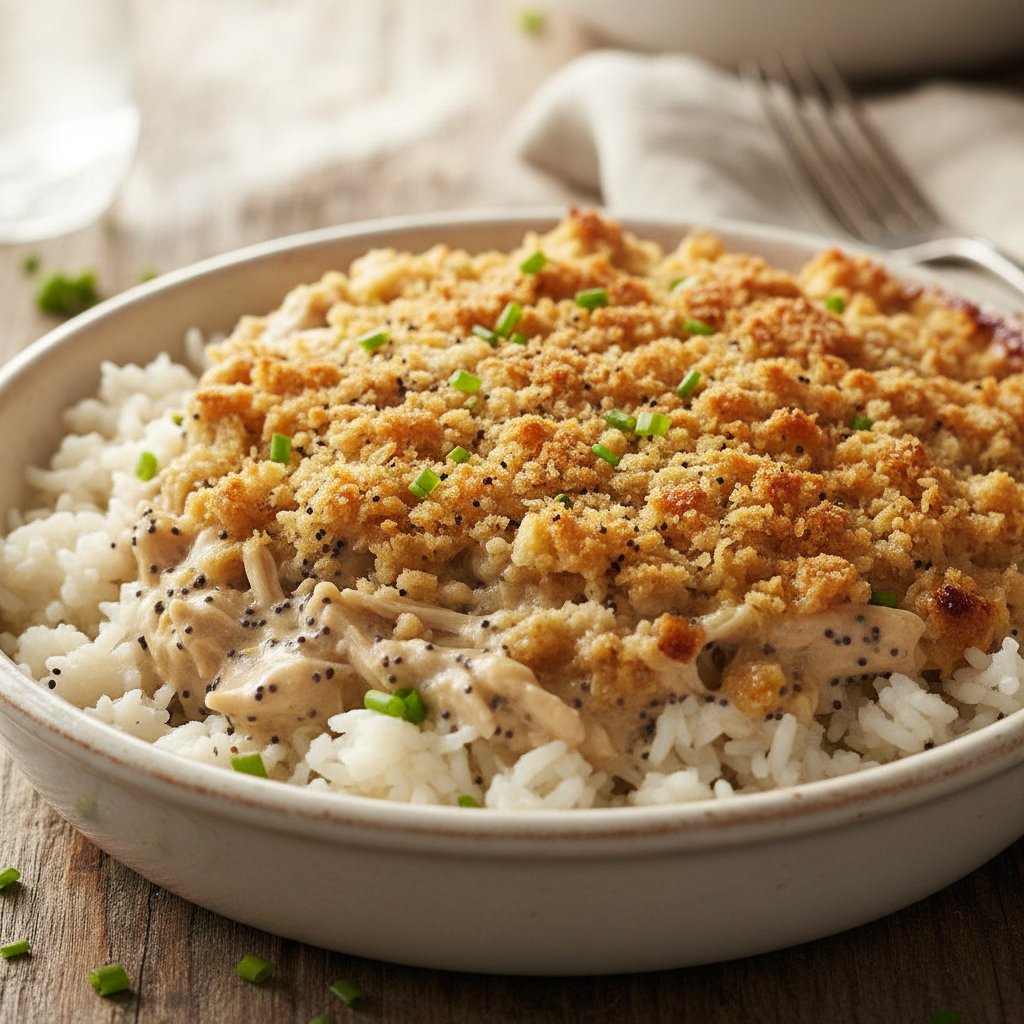 Poppy Seed Chicken Casserole