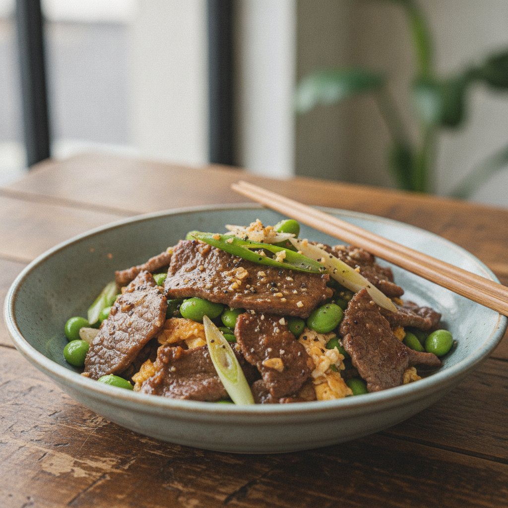 Stir-Fried Beef with Oyster Sauce (High-Protein)