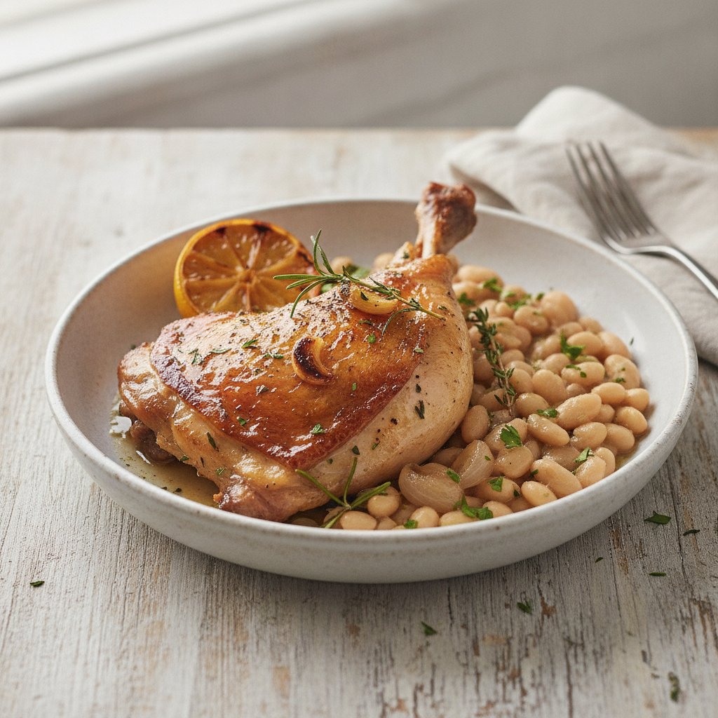 French Roast Chicken with Garlic and Herbs (High-Protein)