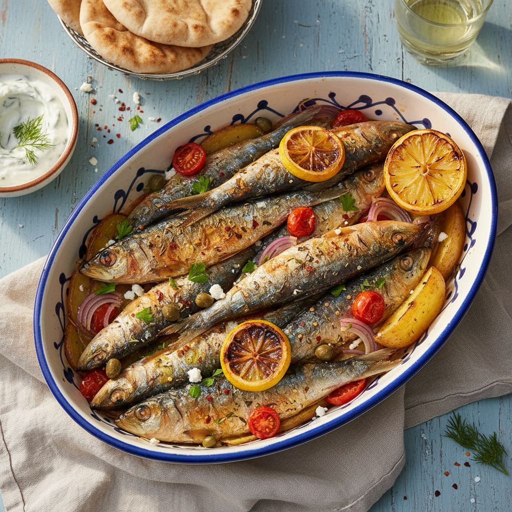 Aegean Baked Sardines