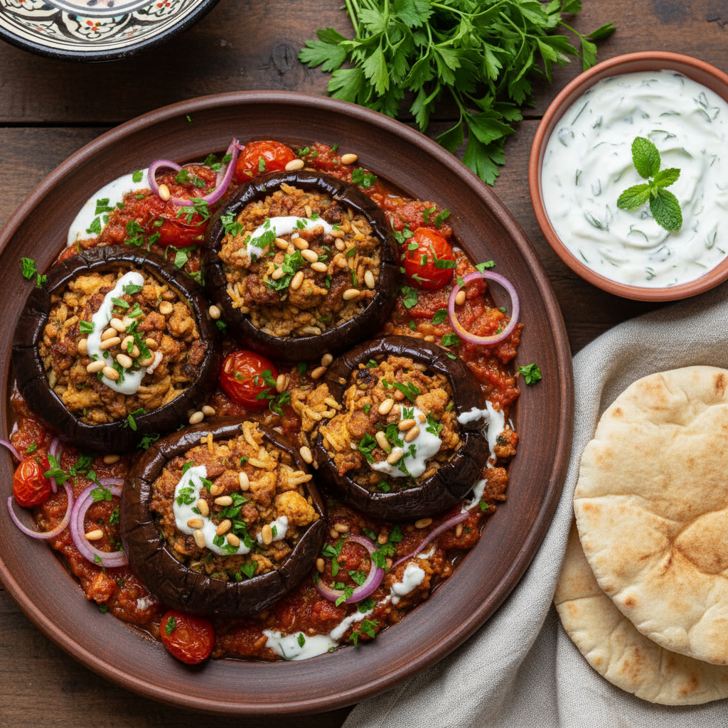 Chicken Mahshi Bademjan