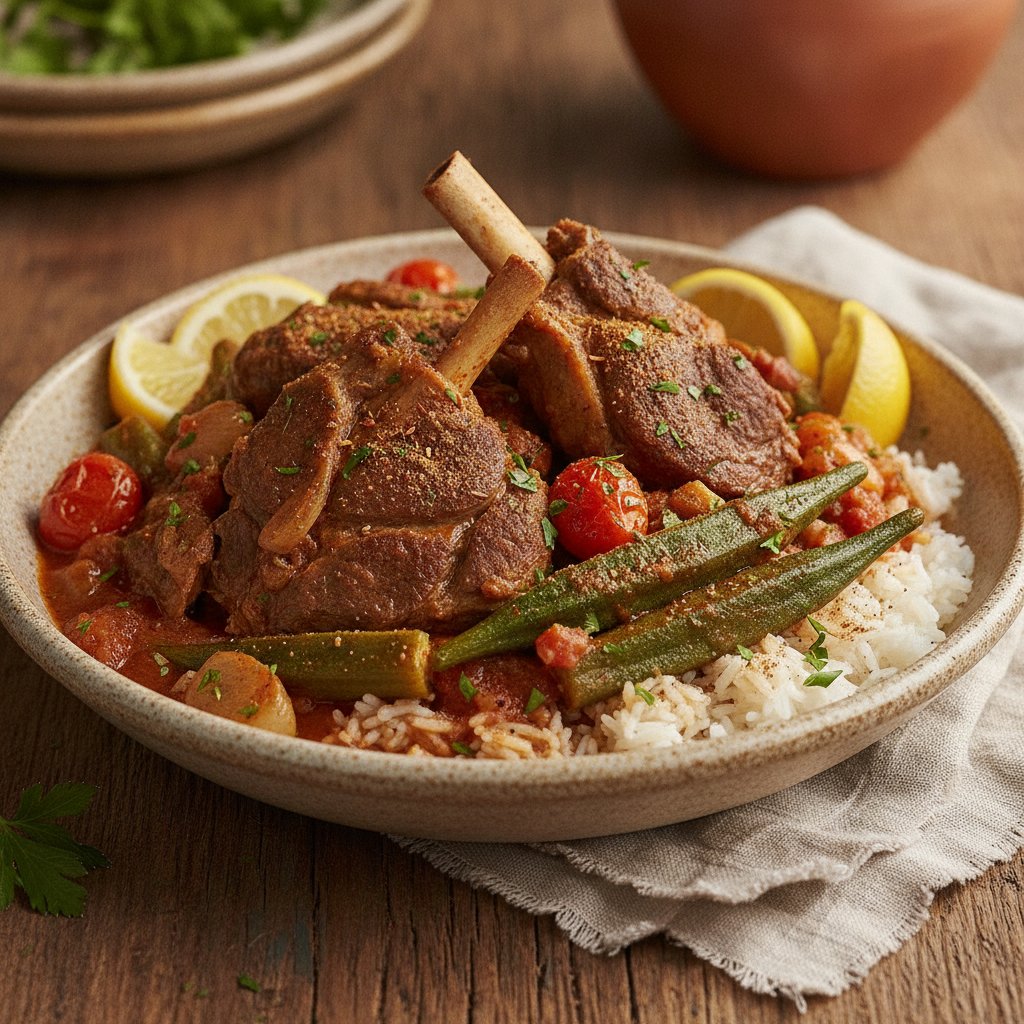Okra and Tomato Stew (Dairy-Free)