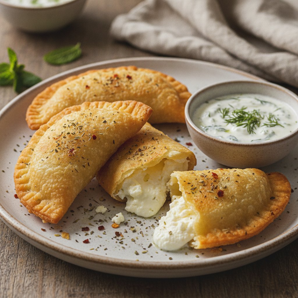 Fried Stuffed Cheese Pastries (Gluten-Free)