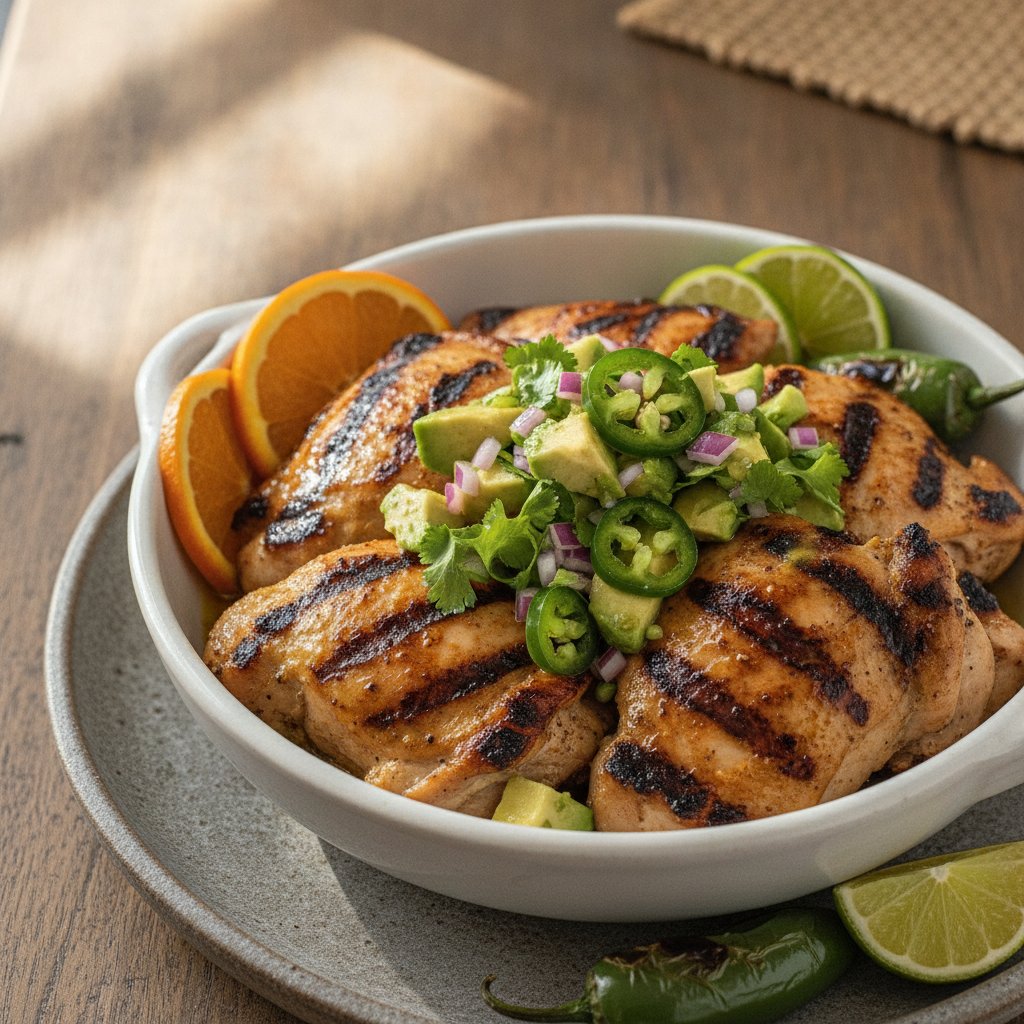 Grilled Chicken with Citrus (Keto)