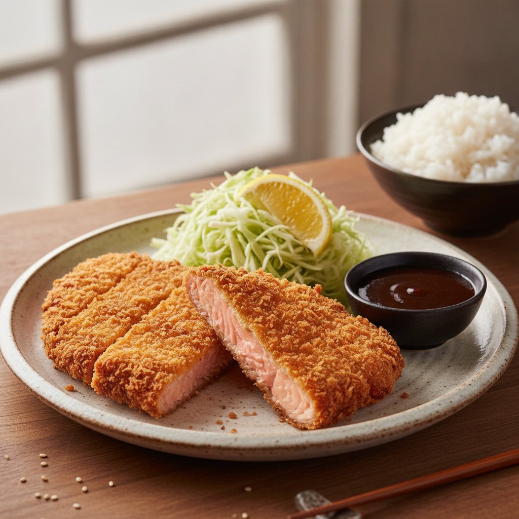 Fried Salmon Cutlet