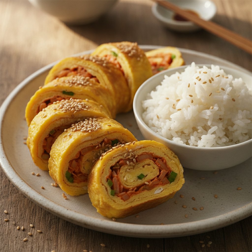 Kimchi Egg Roll