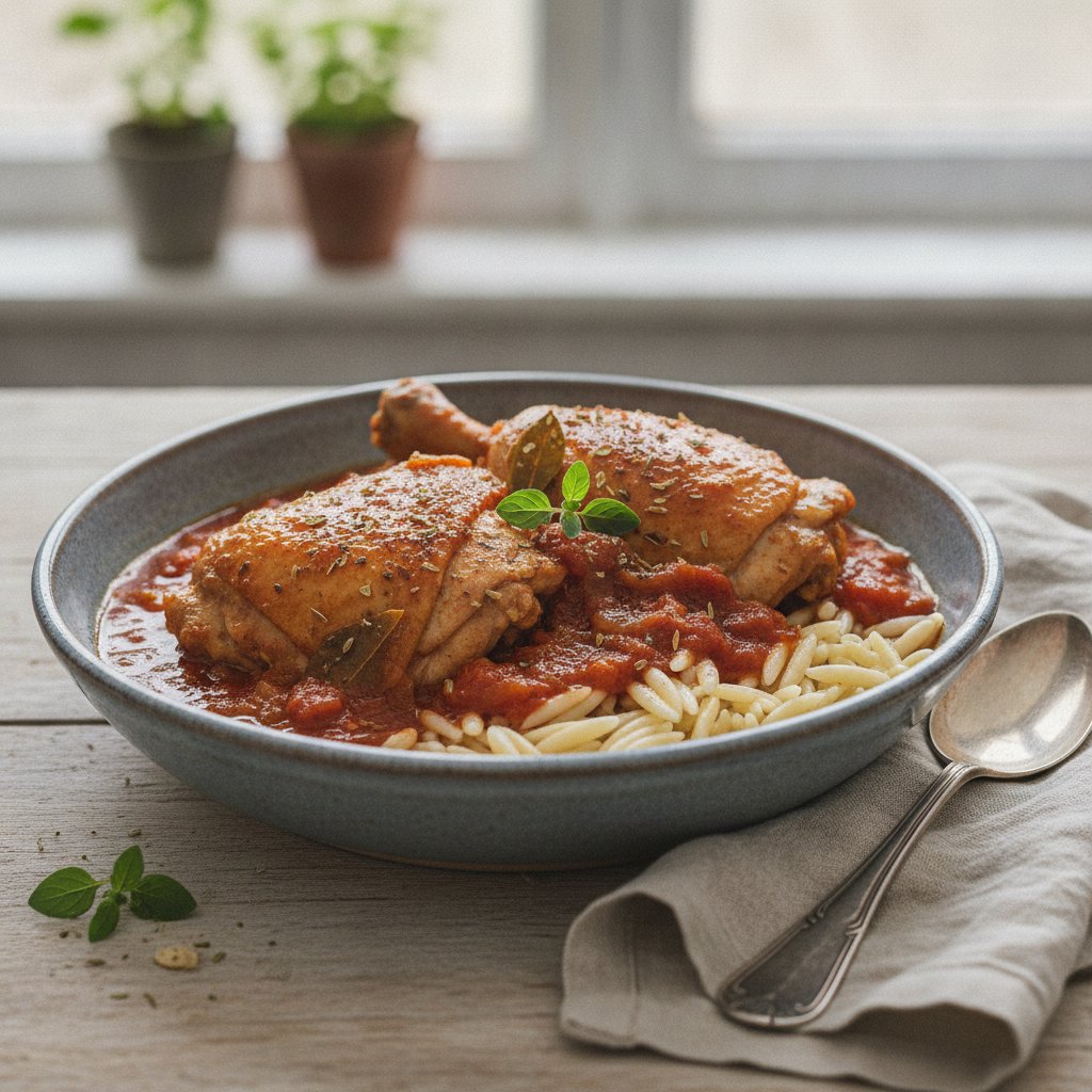 Chicken Stew with Tomato Sauce