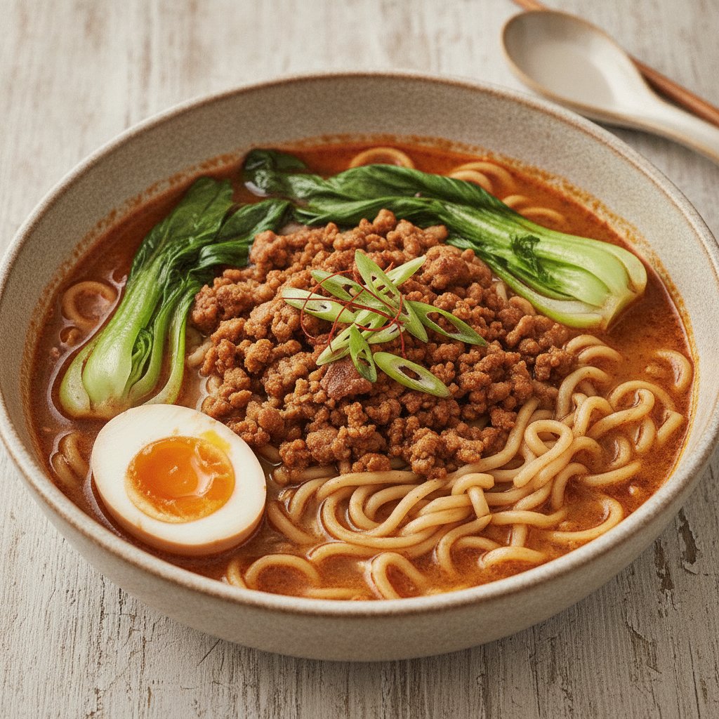 Spicy Miso Noodle Soup