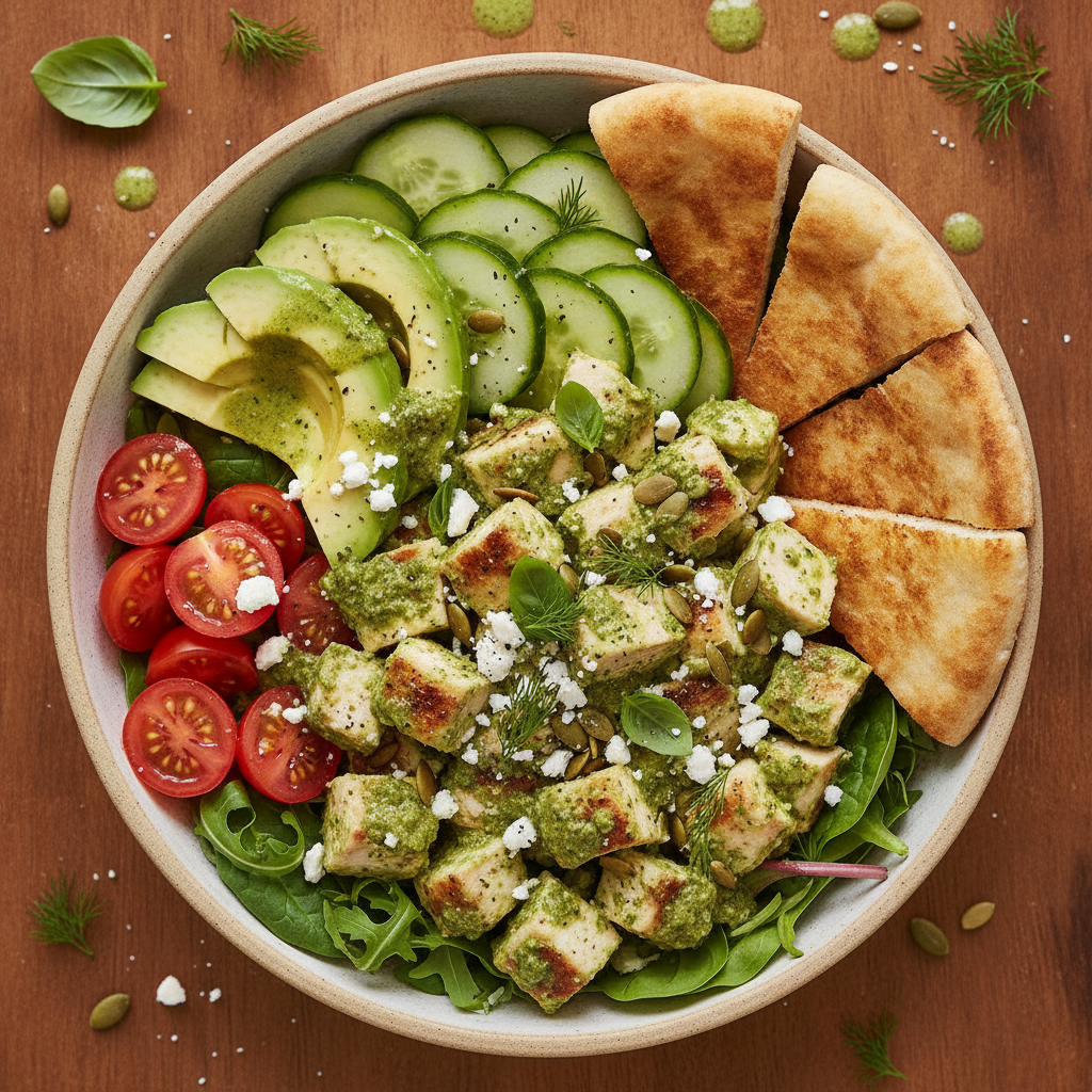 Green Goddess Chicken Bowl