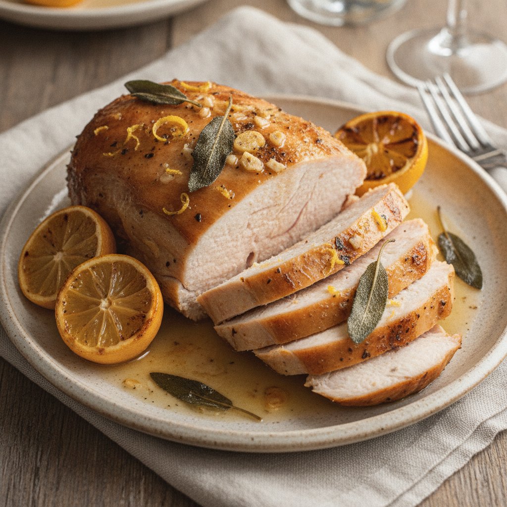 Roast Turkey Breast with Sage
