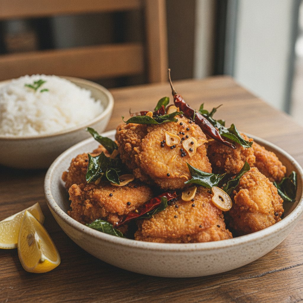 Crispy Fried Chicken Curry Leaf