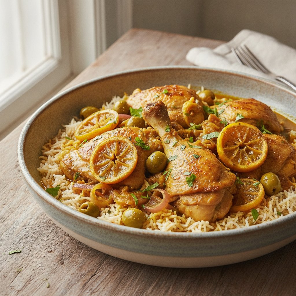 Preserved Lemon Chicken Stew (Dairy-Free)
