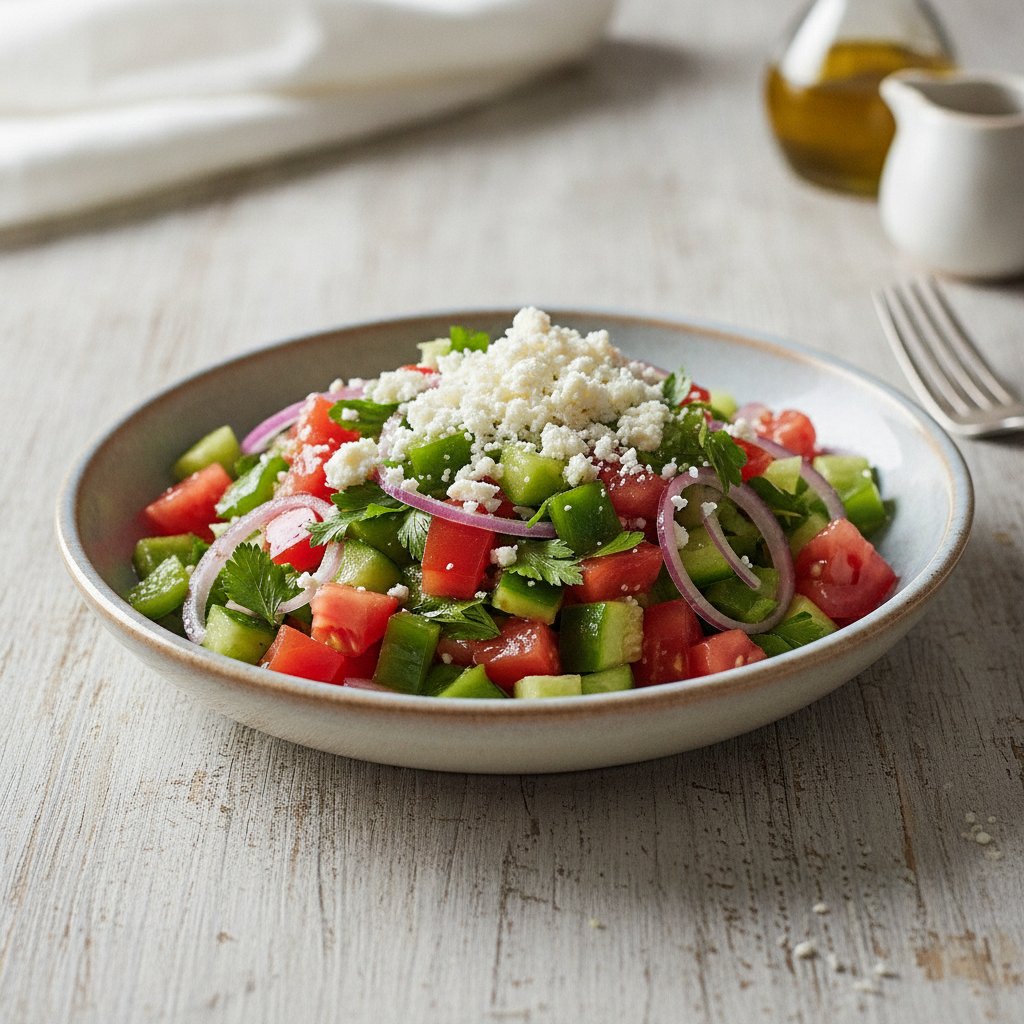 Chopped Shepherd Salad (Low-Calorie)