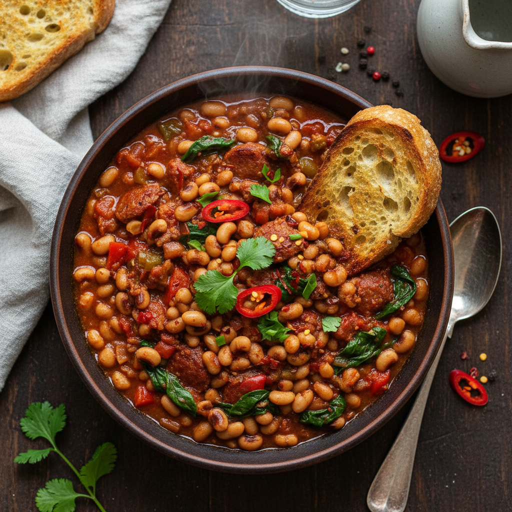 Black-Eyed Pea and Smoked Paprika Stew