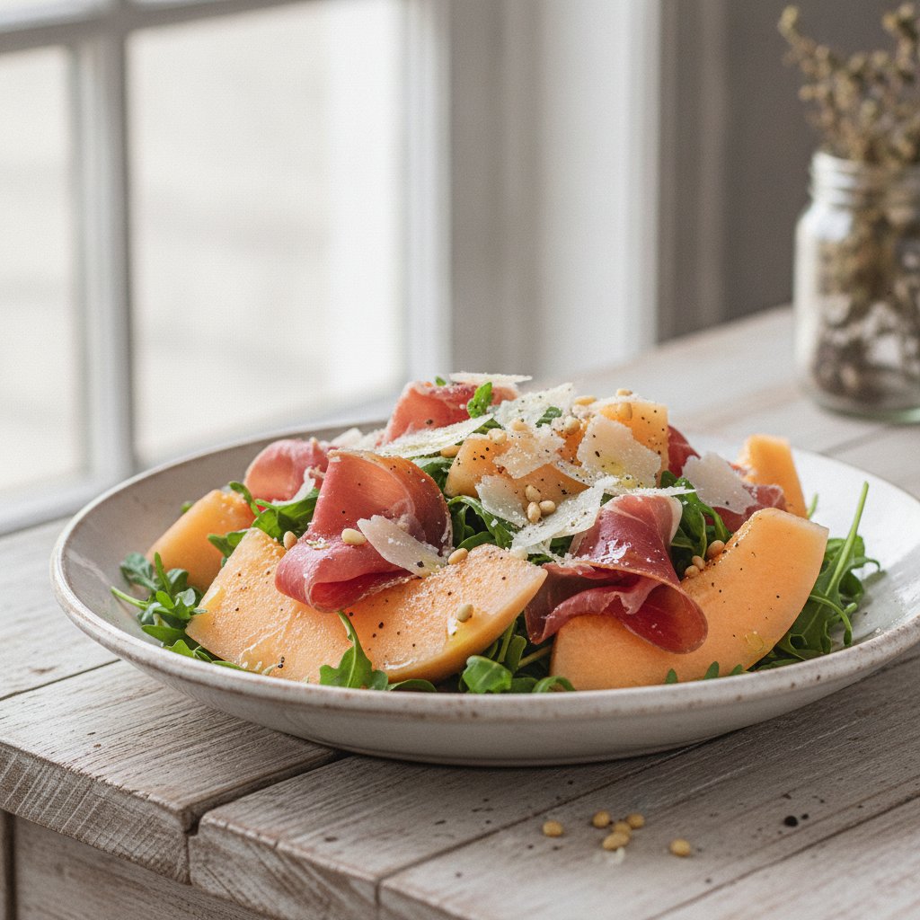 Cured Ham and Melon Salad (Keto)